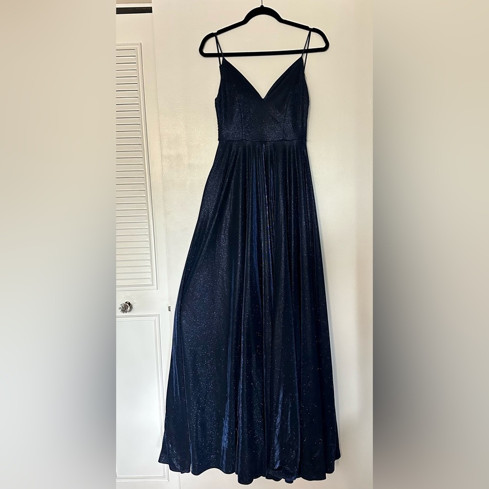 Beautiful navy shine dress